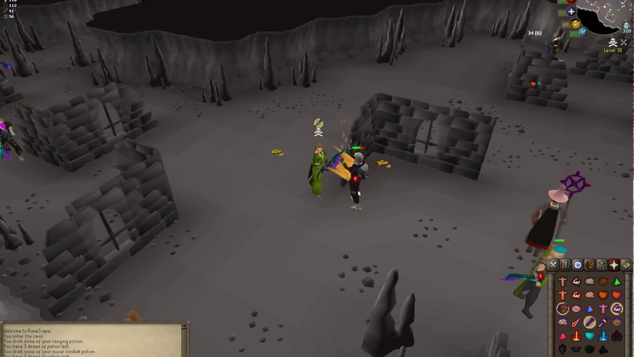 Black salamander pking at revenant cave