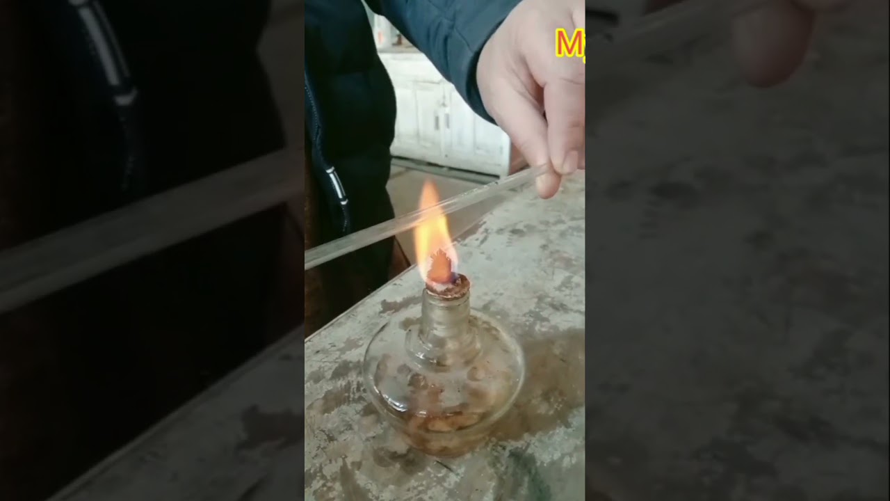 How to bend a glass tube || bend glass tube | bending glass tube | glass tube bending