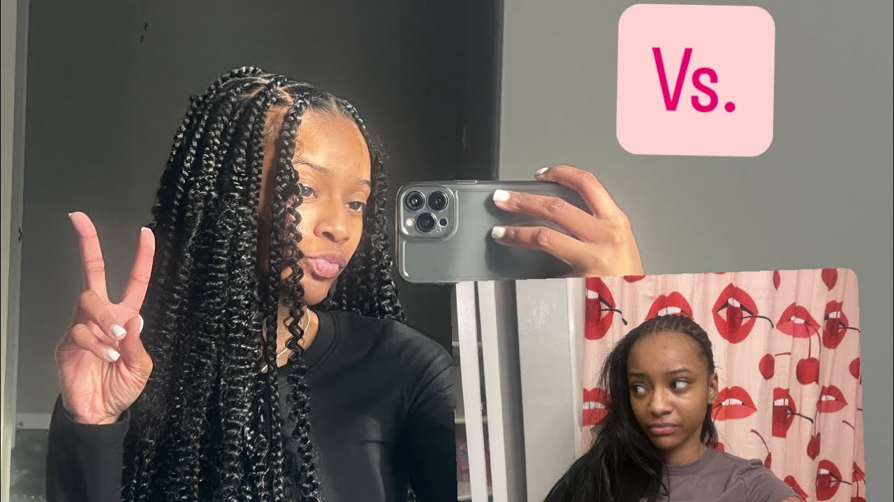 Shi Does Hair??🤨| Let’s Take Down My First Closure Sew In🫣| Doing Braids😛😍