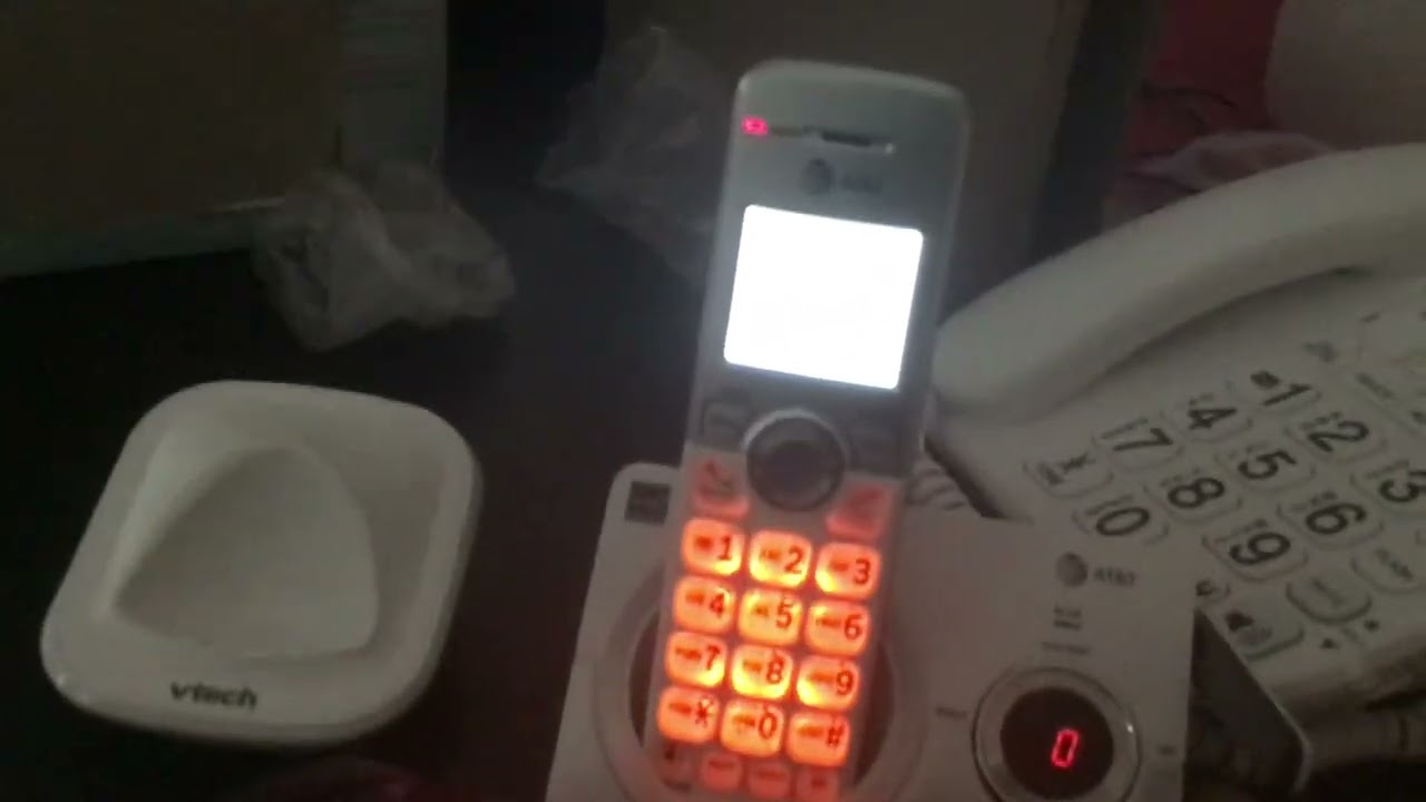 An AT&T ￼.  Cordless phone answering machine ringtone VTEC cordless phone registered to 80 because ￼