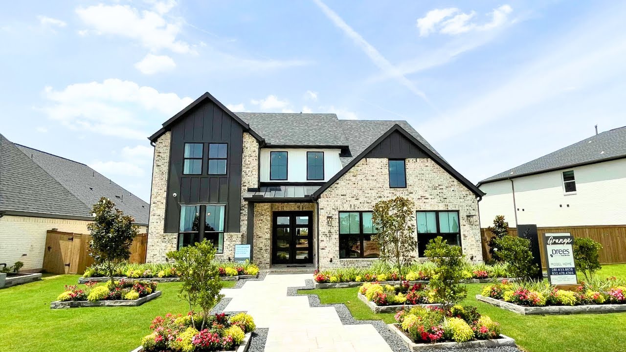 Drees Homes Rainier Plan Tour | 2-Story Model in The Grange Katy TX | 4–5 Bed New Construction Home