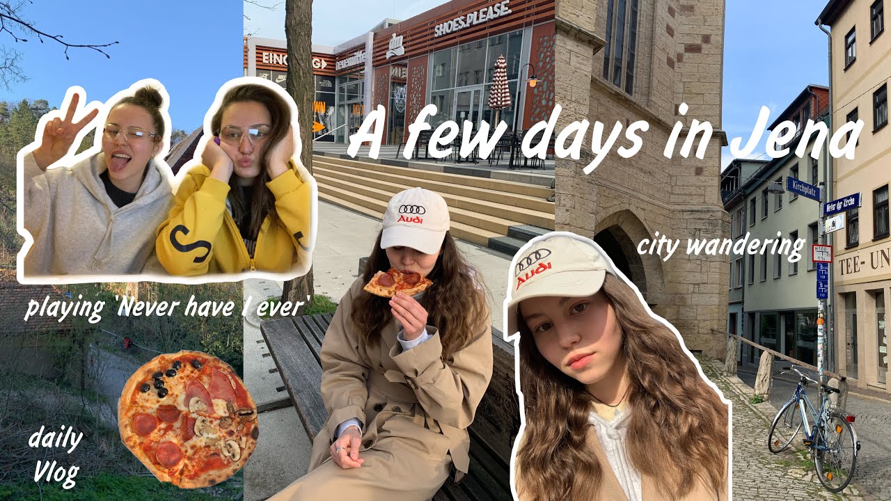 Living alone in Jena🌱🌞/city wandering, cooking, playing ‘Never have I Ever’😂