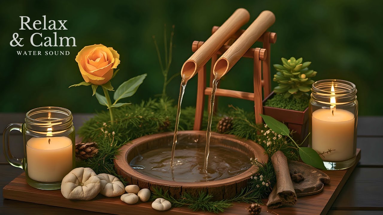 Instant Peace of Mind 🌿 Bamboo Water Sounds, Relaxation Music, Anxiety Relief, SPA & Sleep