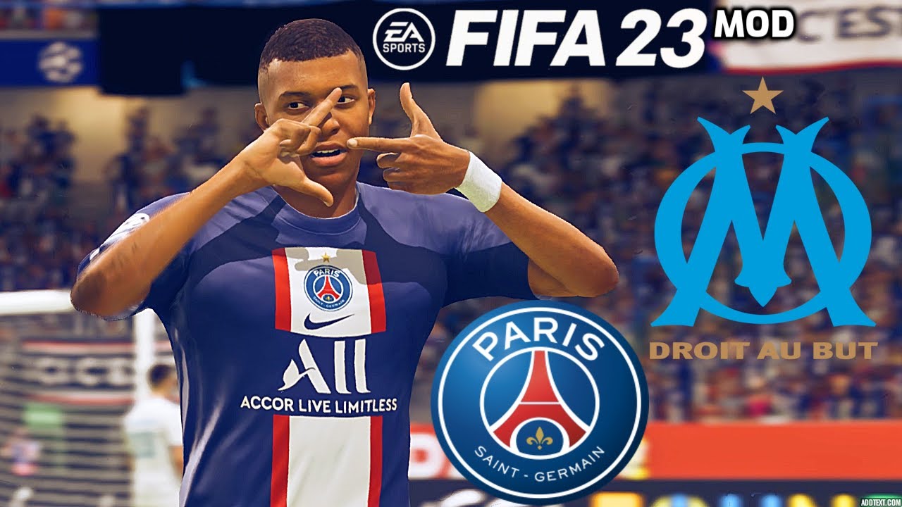 PSG vs OM FIFA 23 MOD PS5 Realistic Gameplay & Graphics Ultimate Difficulty Career