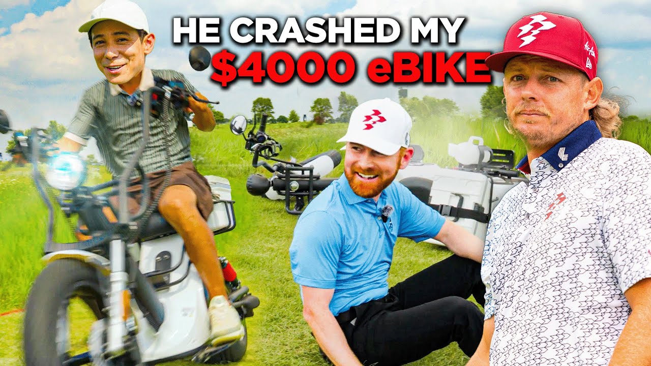 We Golfed with eBikes ft. Andrew Santino & Sean Malto