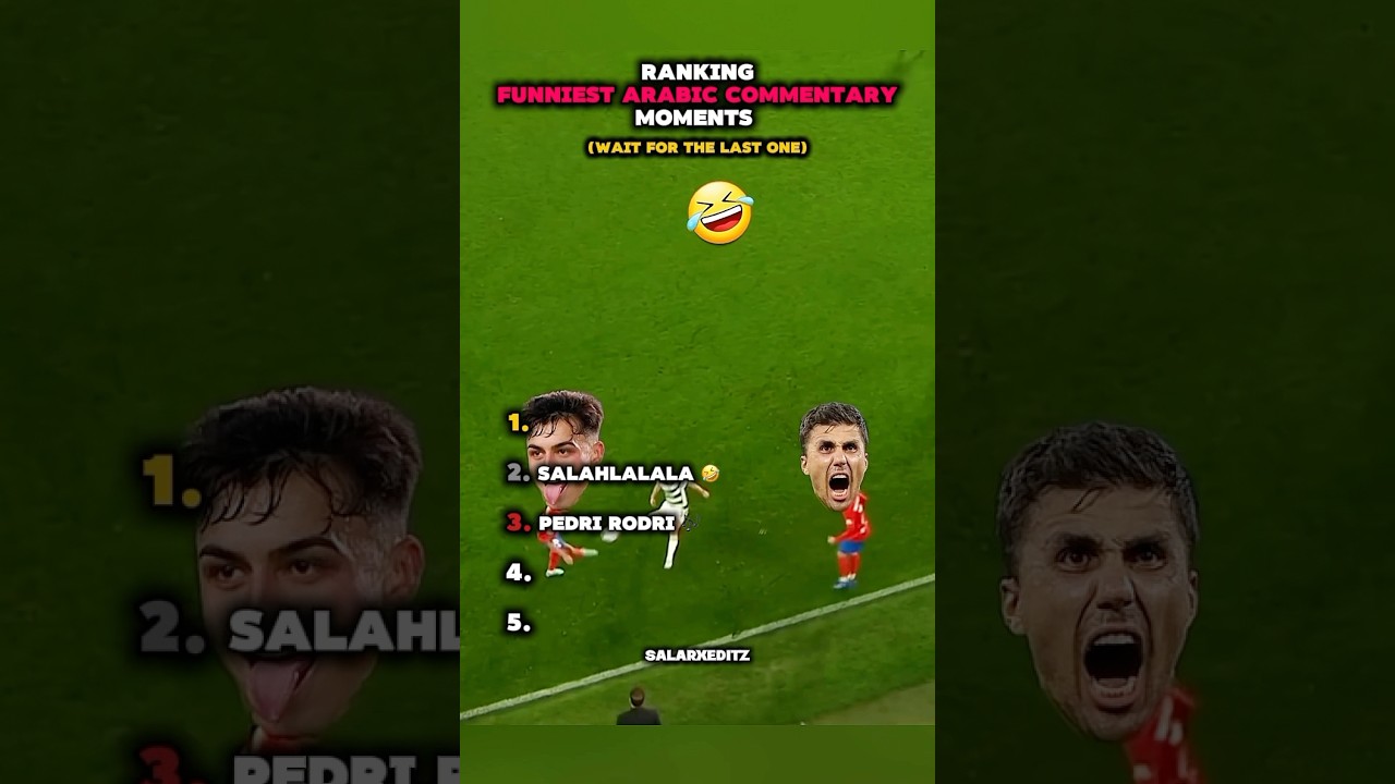 Ranking Funniest Arabic Commentary Moments 😂 #shorts #football #ranking