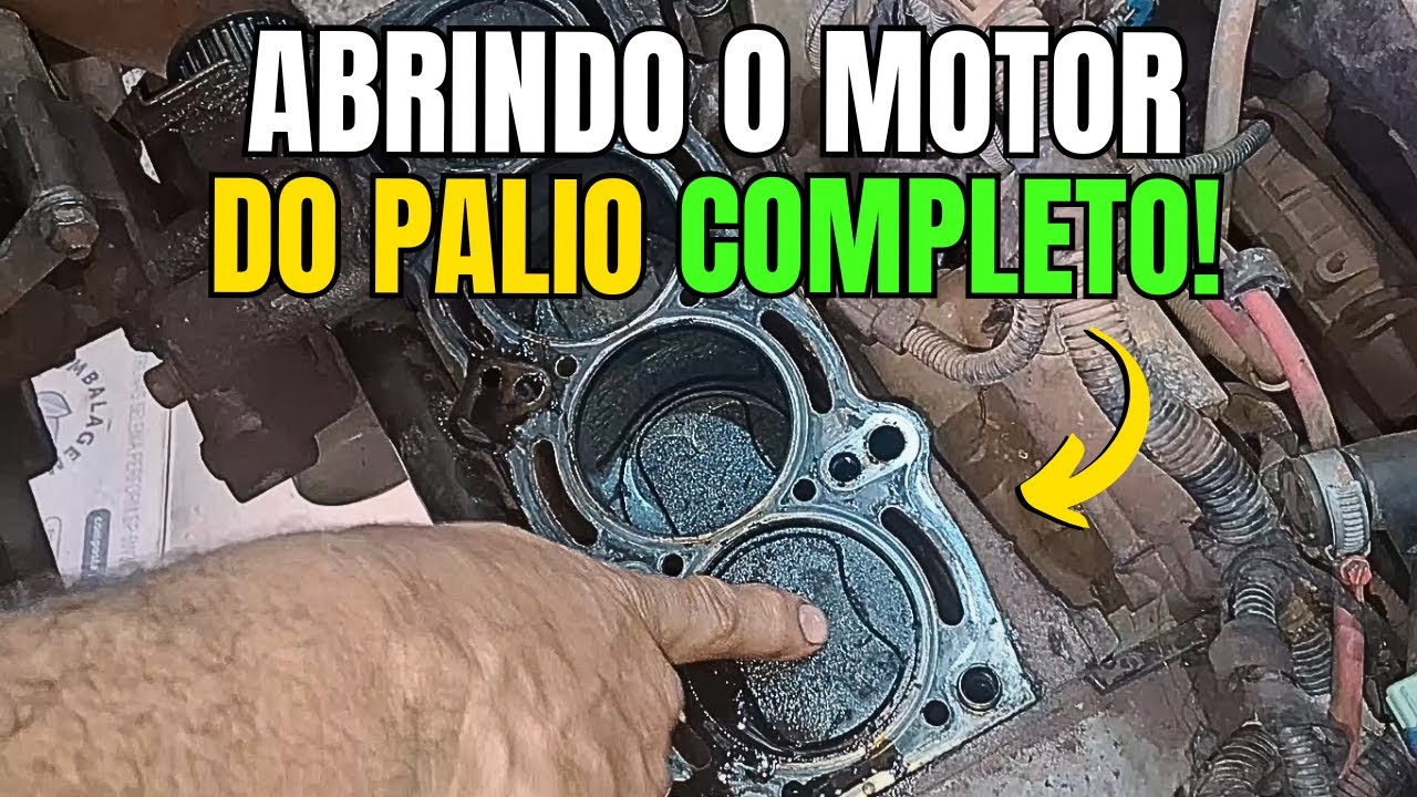Desmontando o Motor do Palio 1.0 2009 Baixando &Oacute;leo - Passo a Passo Completo!