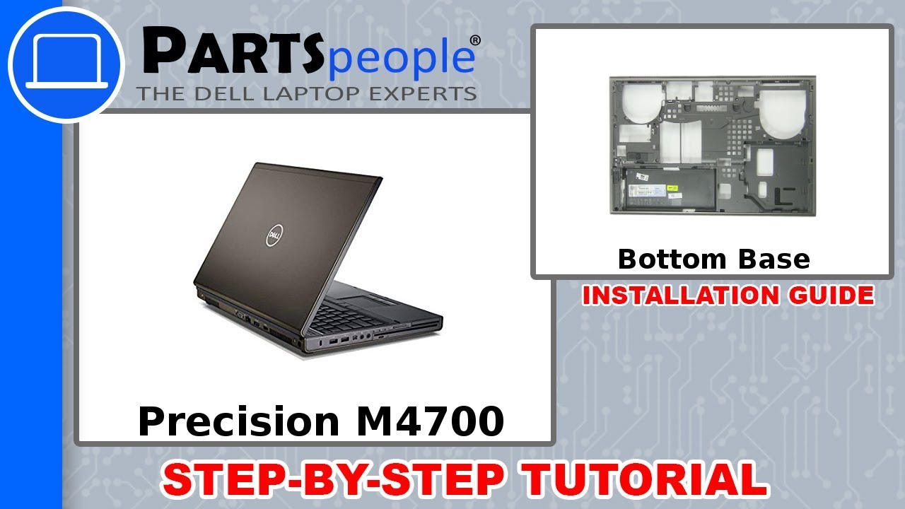 Dell Precision M4700 (P21F001) Bottom Base How-To Video Tutorial
