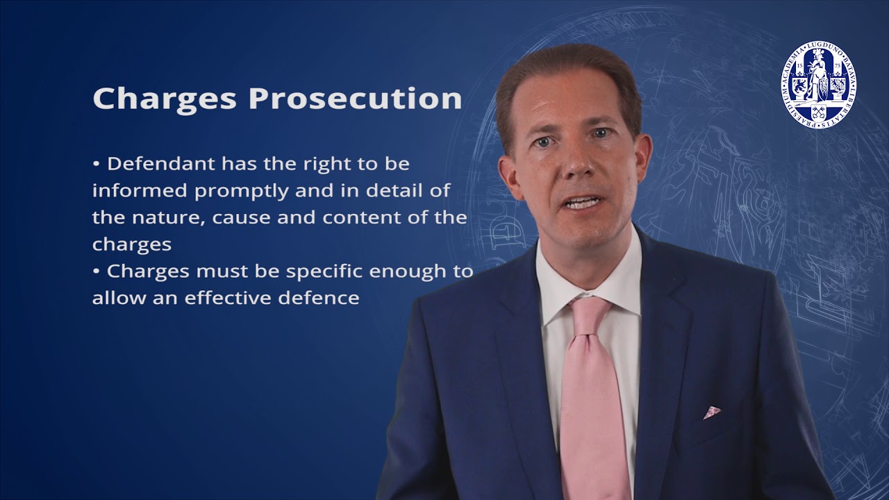 International Law In Action II - 3.3A Defending Suspects and Accused Part I