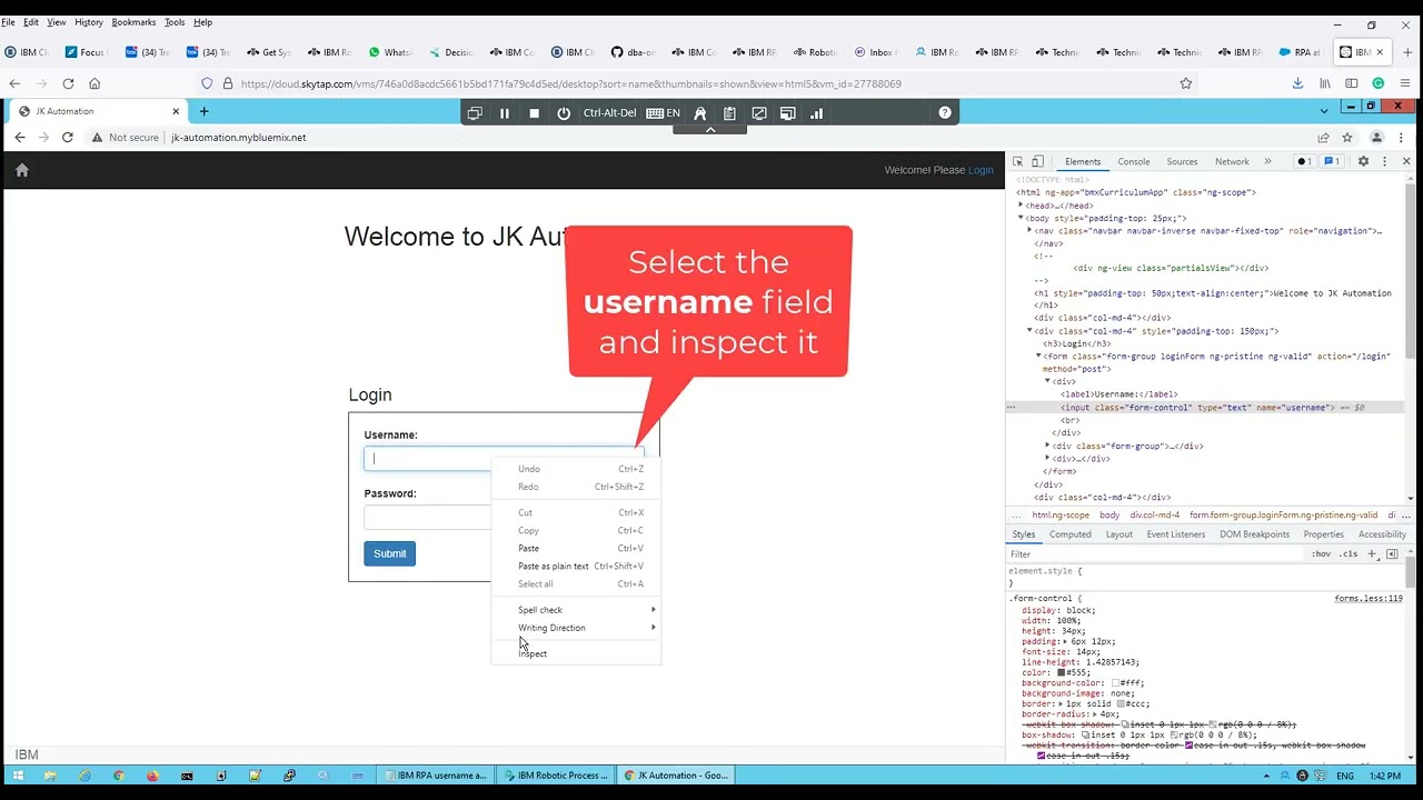 Build your first IBM RPA bot