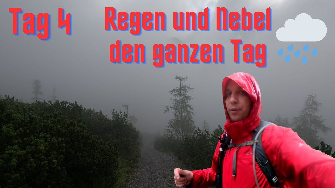H&uuml;ttentour Karwendel Tag 4: Fazit und Dauerregen #alpen #wandern #rucksacktour #karwendel