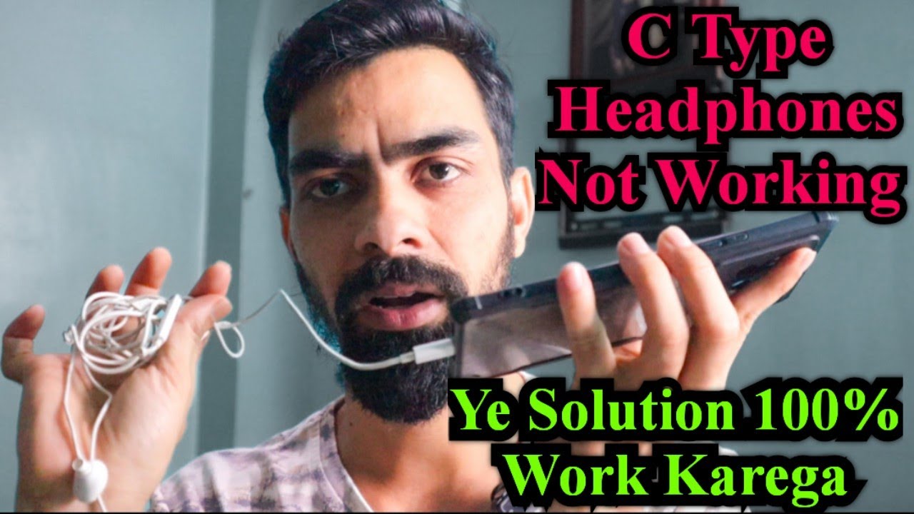 Type C Headphones Not Working on Mobile | Simple Fix | USB C Earphones Problem Solved 