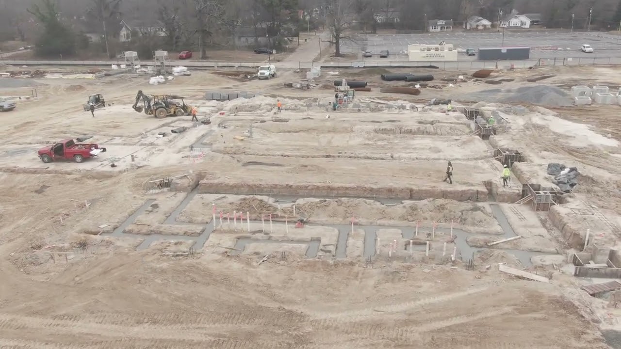 Pine Bluff High School Drone Footage 022425