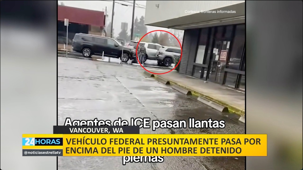 🟨 Acusan agente de ICE de arrollar pie de un hombre detenido - 8 de Diciembre | Noticiero 24 Horas