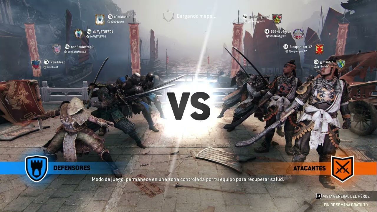 FOR HONOR™ LA VALKIRIA ESTA ROTA MODO DE DOMINIO