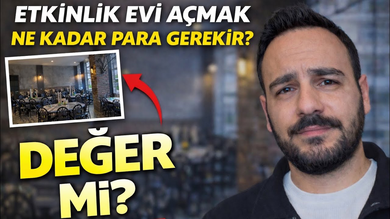 Davet Evi Açmak | 1 Milyon Lira Yeter Mi? | Gerçekten Kârlı Mı?
