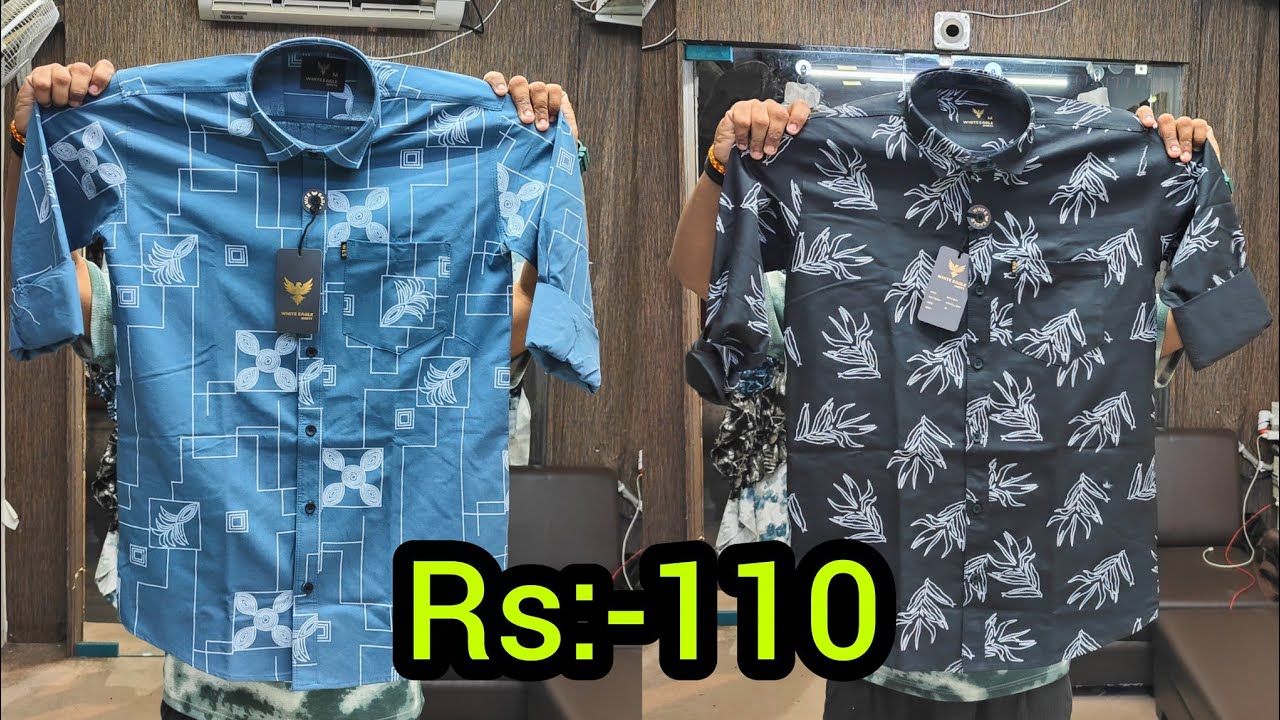 Rs:-110🔥/ White Eagle 🦅 Shirt Manufacturer/ Ahmedabad Shirt Manufacturer/ Ahmedabad Shirt Wholesaler