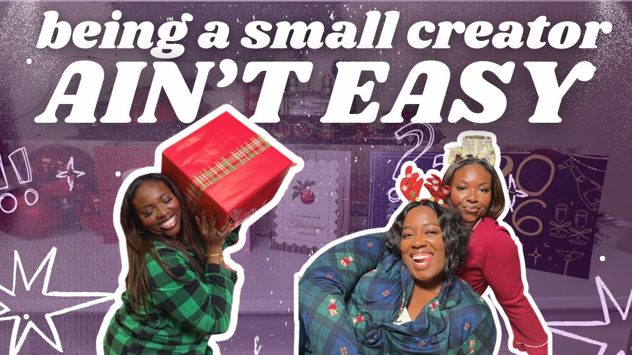Filming Festive Content All Day as a Micro-influencer | VLOGMAS