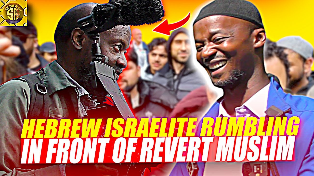 Hebrew Israelite RUMBLING In Front Of Revert Muslim| Speakers Corner