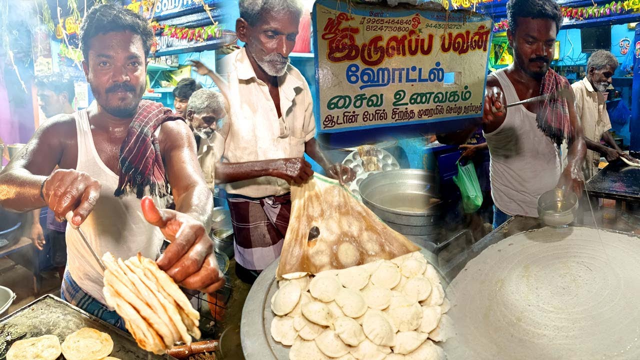 இரவு 2 மணிவரை 3000 பரோட்டாவுடன் இயங்கும் இருளப்பன் கடை - Karthiks View
