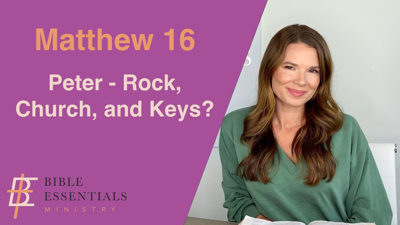 Matthew chapter 16 Peter, upon this rock I will build my church - what does this mean?