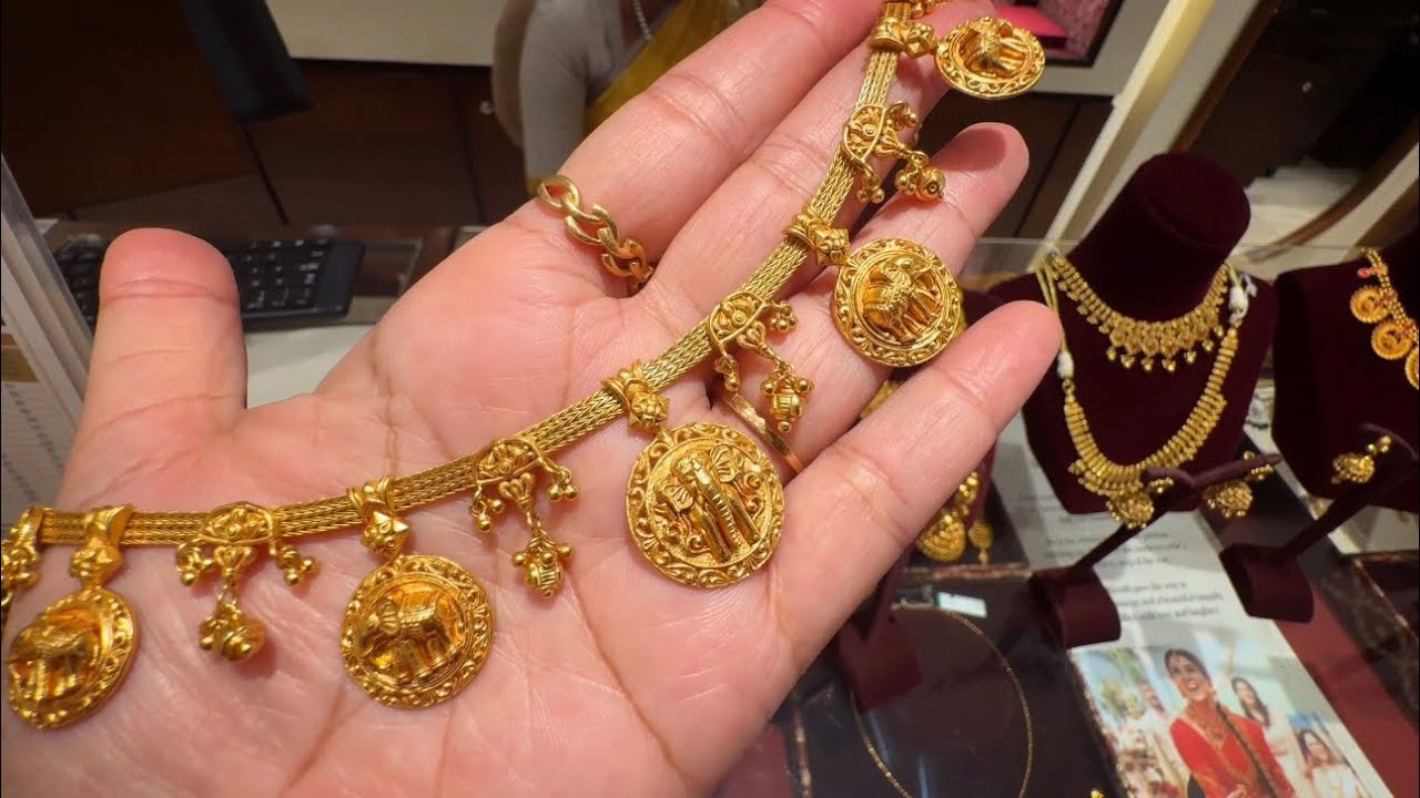 Tanishq Latest 2025 Gold Necklace Designs with Price/Gold Necklace Designs/Antique Necklace/Deeya