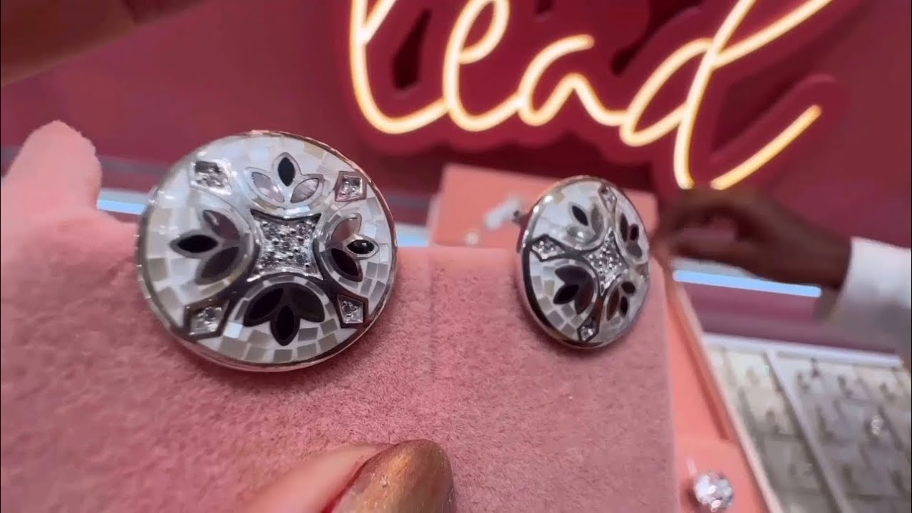 Mia by Tanishq Latest Romani Silver Collection/Silver Chain Pendant Earrings Finger Ring/Im deeya