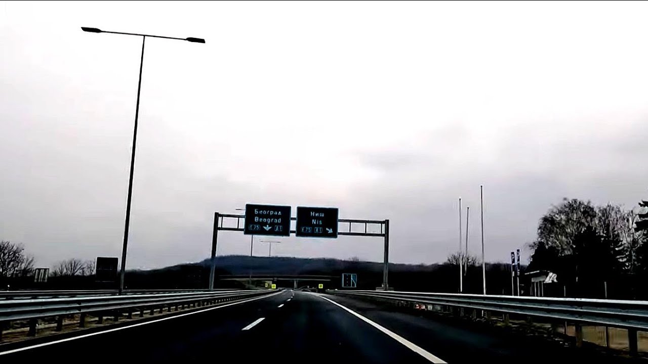 Vožnja ASMR-Kruševac Zapad (Moravski koridor)-Petlja Pojate-Niš Istok (Autoput  E75)