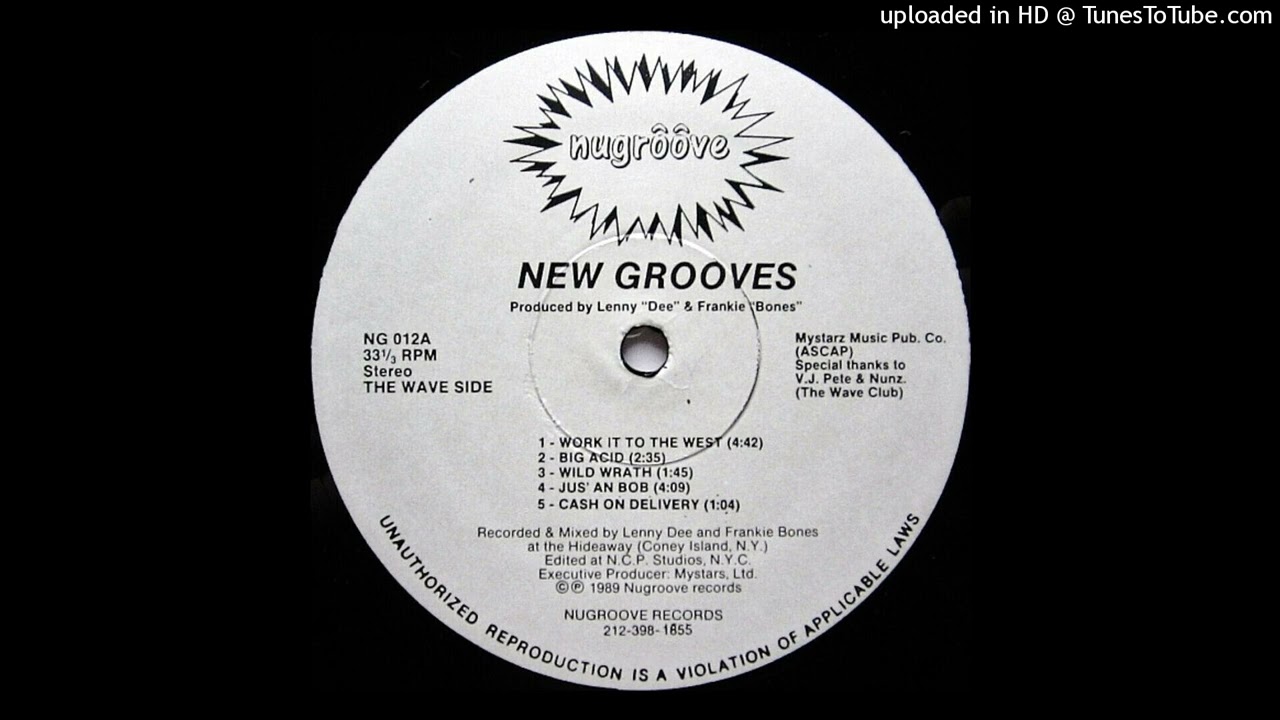 New Grooves - Work It To The West (Nu Groove, 1989)