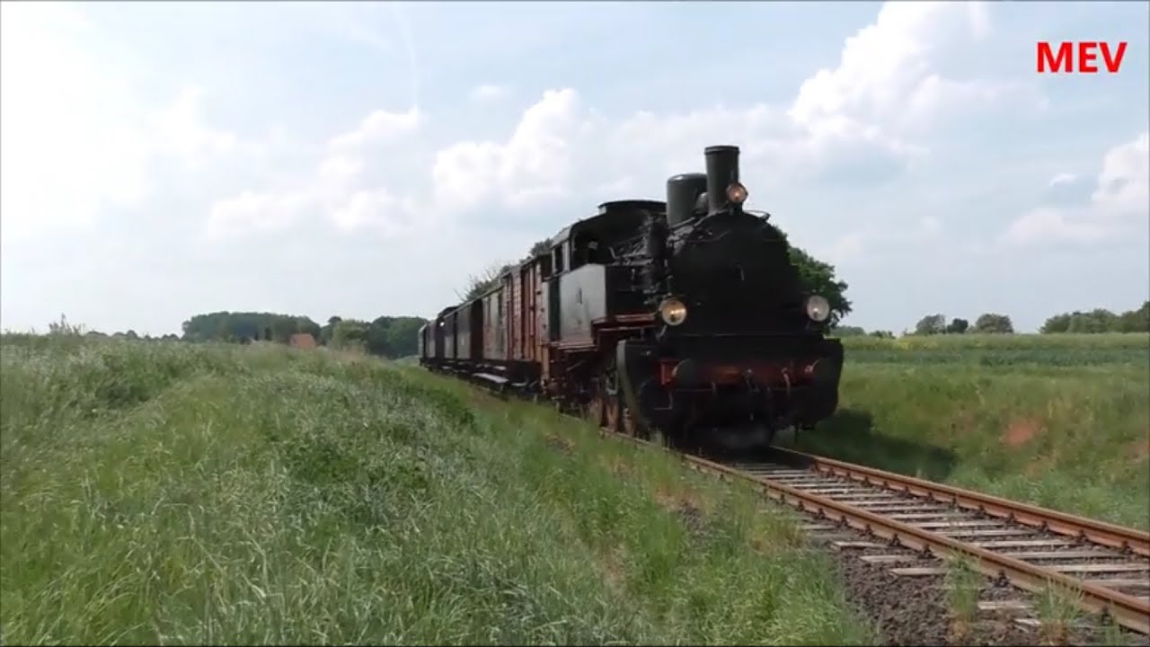 Museums Eisenbahn Minden Mit Stettin 7906 und Preußenzug nach Kleinbremen & Hille 13.05.2018 (HD)