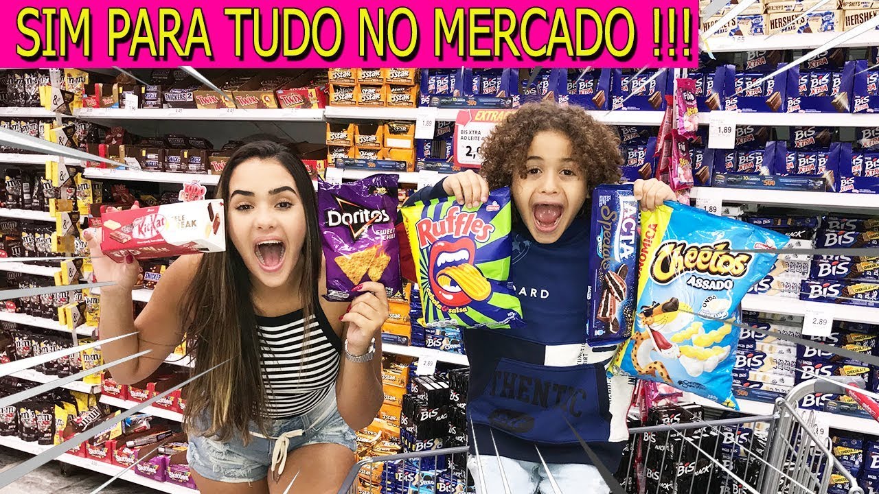 MINHA MÃE DISSE SIM PRA TUDO NO MERCADO