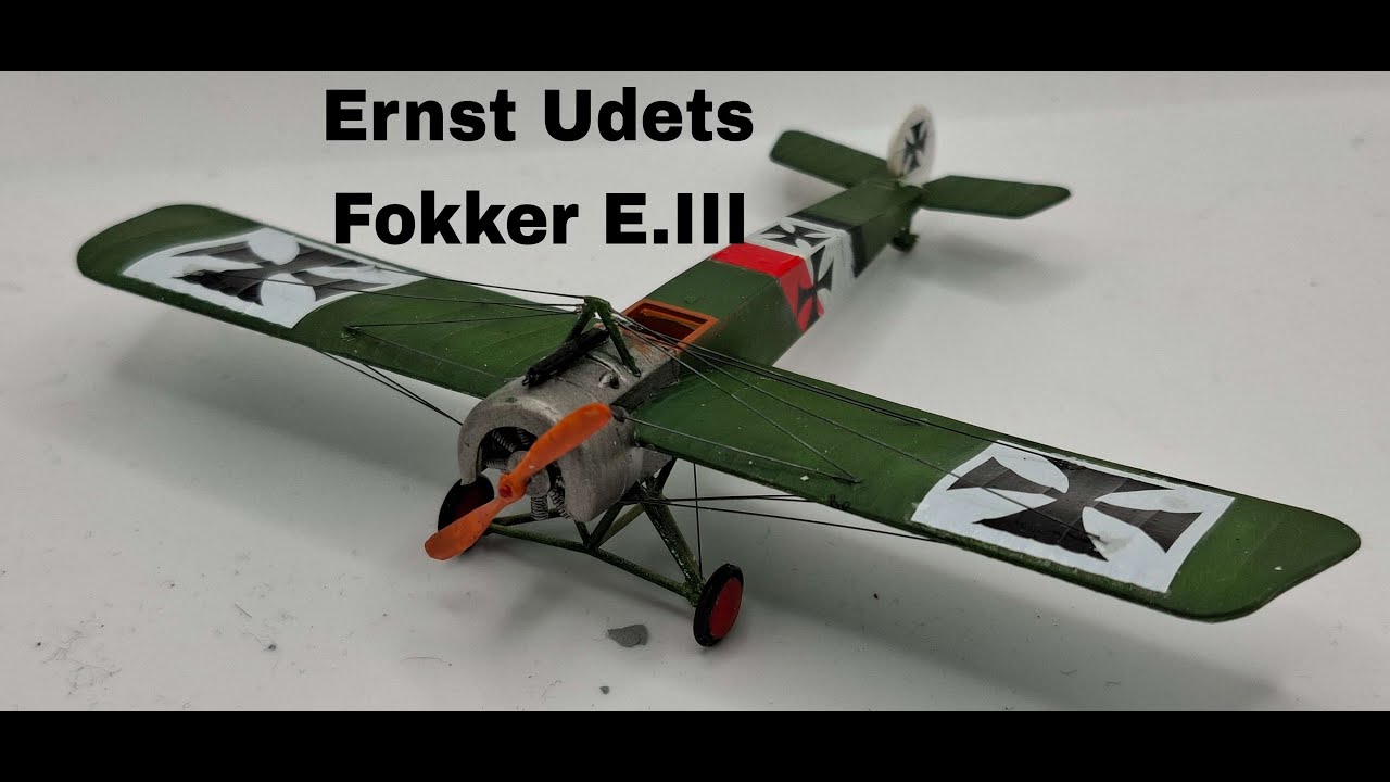 1/72 Fokker E.III from Ernst Udet full build