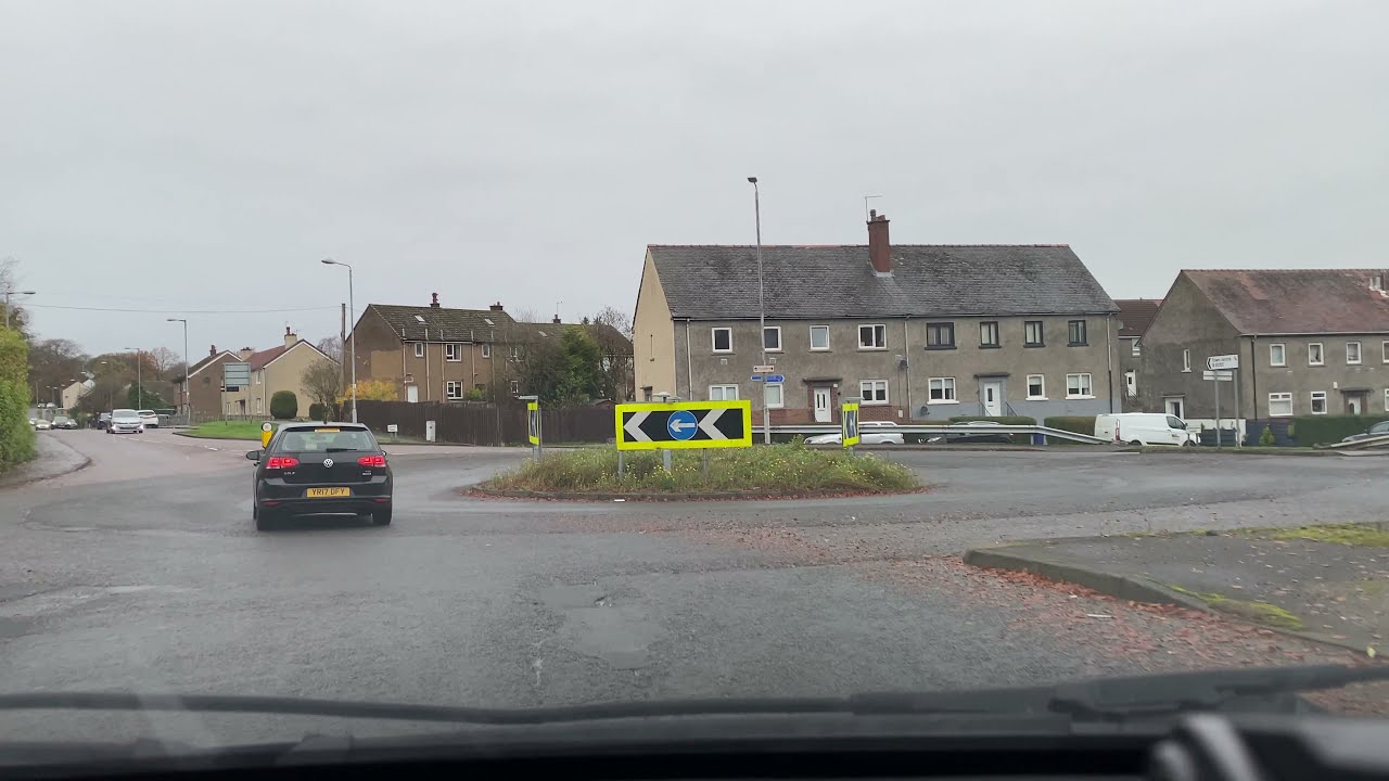 Driving in the West of Scotland - Duntocher/Hardgate to Milngavie - November 2021