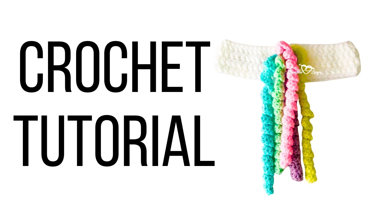 Crochet Unicorn Tail (tutorial)