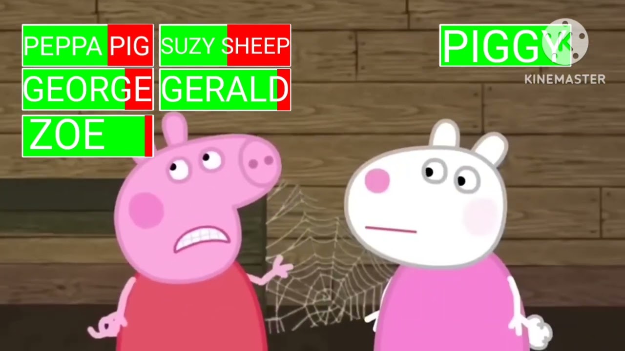 Peppa pig and his Friends vs PIGGY (chapter 1 with healtbars)