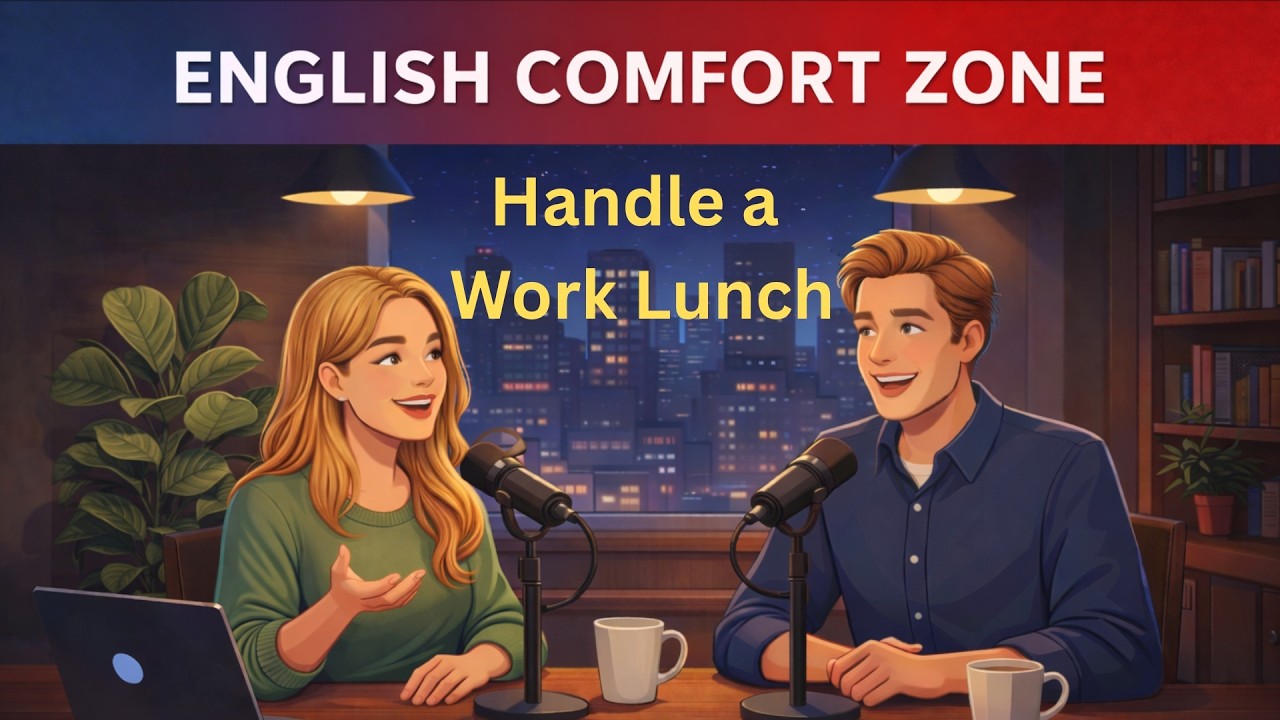 How to Handle a Work Lunch in English | From Invitation to Paying the Bill