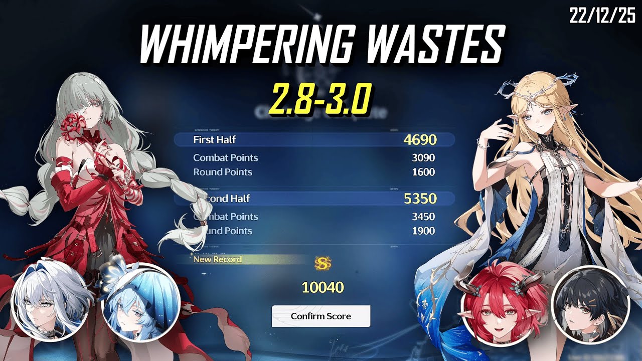 WUWA 2.8-3.0 NEW WHIWA | S0R1 Phrolova x S0R1 Cartethyia | Whimpering Wastes | Wuthering Waves