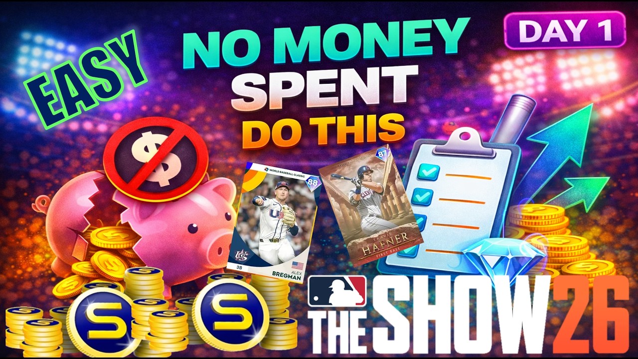 Что ВАМ НУЖНО ДЕЛАТЬ в MLB The Show 26! Без вложений в режиме Diamond Dynasty.