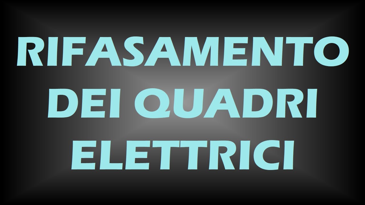 Il rifasamento dei quadri elettrici industriali con i condensatori
