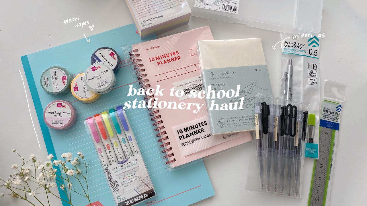 📓 back to school stationery haul
