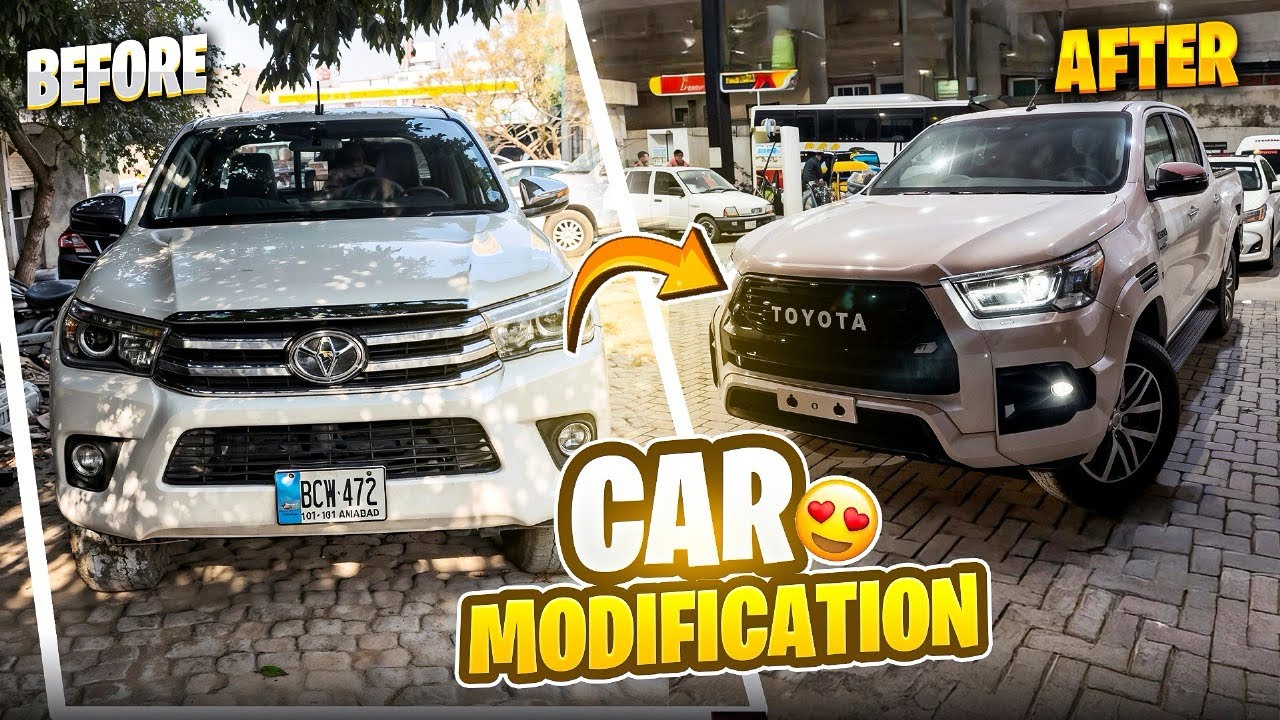Converting Revo 2019 into GR 2024 / Car Modification / Umzz D / Mirpur AJK 🇵🇰