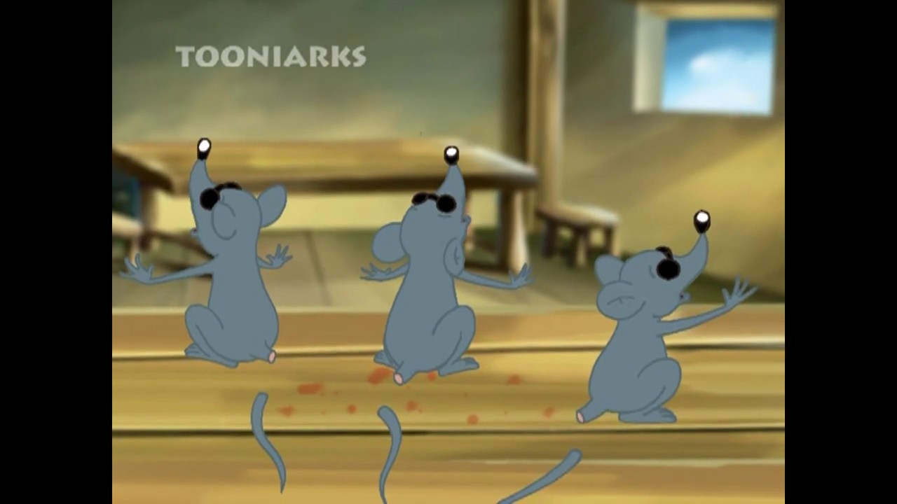 Three blind mice | English Rhymes | Lil tots classic rhymes | by Tooniarks