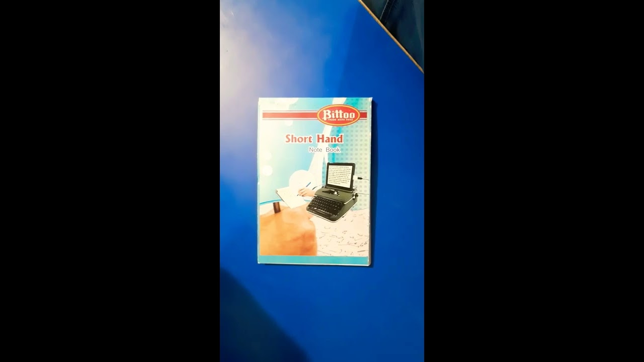 How to Use Steno Note Book For Shorthand Dictation