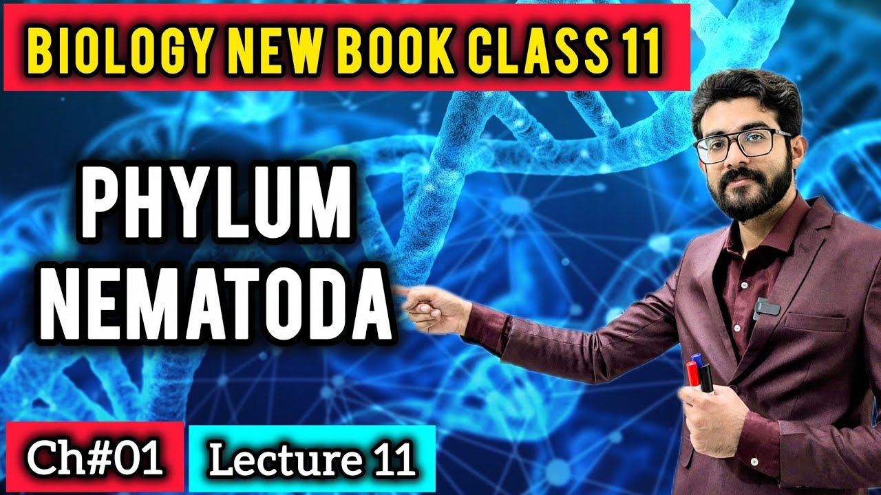 Phylum NEMATODA (Round Worms) Detailed Lecture | Class 11 FSc Biology | New Book 2025