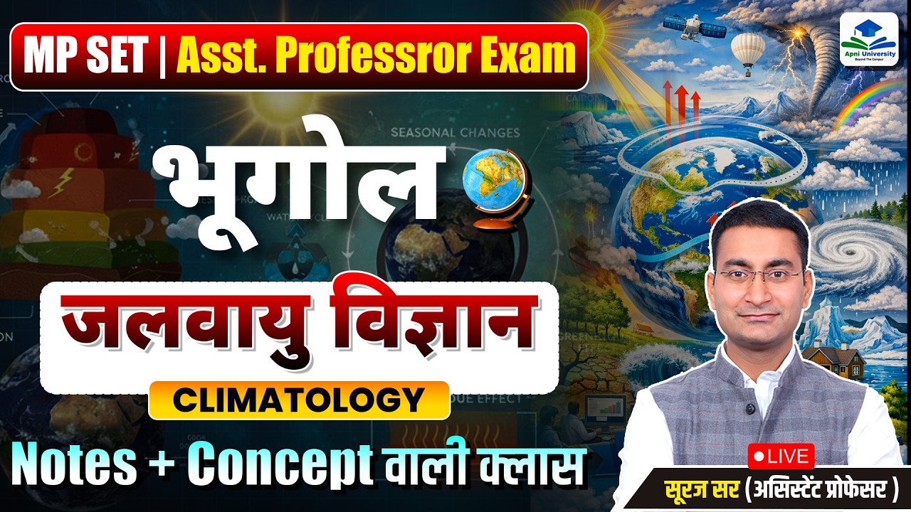 Climatology | MP SET Geography Exam | MP SET Geography Marathon | Geography by Suraj Sir