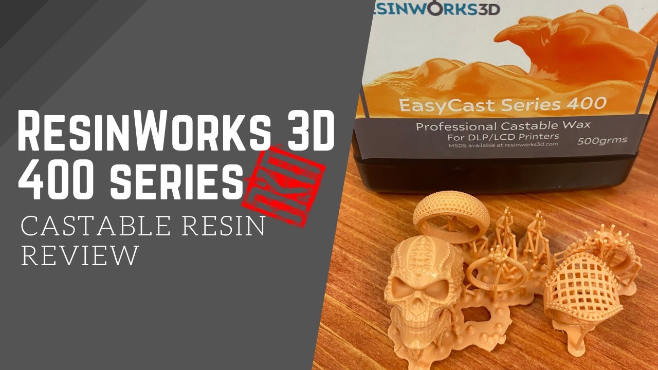 Обзор литьевой смолы ResinWorks 3D EasyCast 400 Series