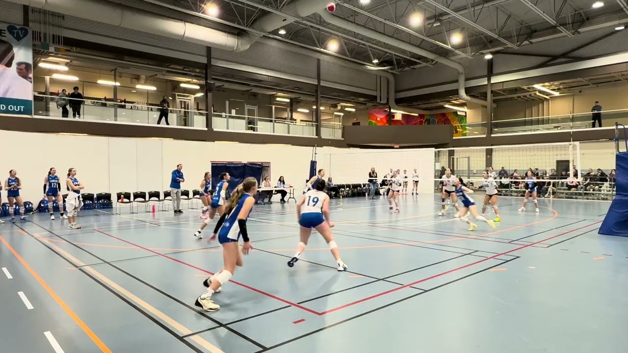 AVA 1 Team White vs CGY Bulls Set 1 final score 27-25 for Eagles