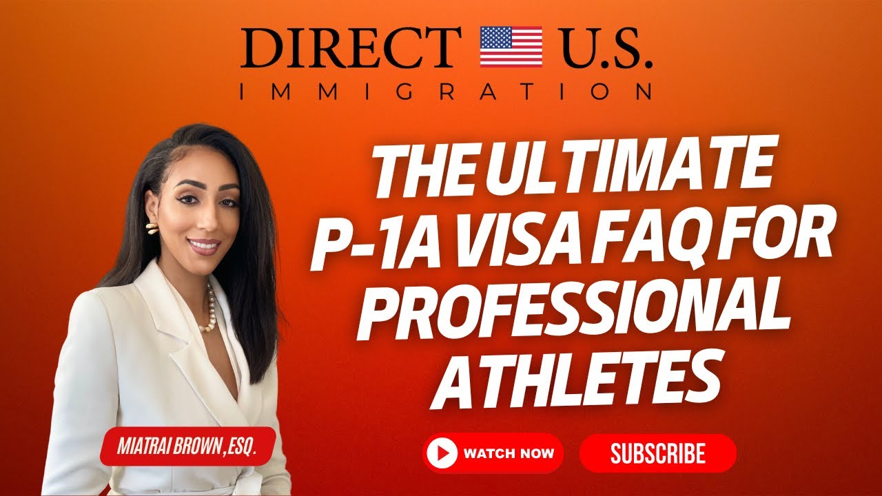World of Sports P-1A Visa Eligibility Criteria | The Ultimate P1A Visa FAQ for Professional Athletes