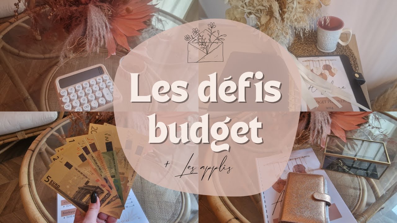🩵​🤍 SYSTEME DES ENVELOPPES | Mes défis et applis budget pour 2024 📔​💰​