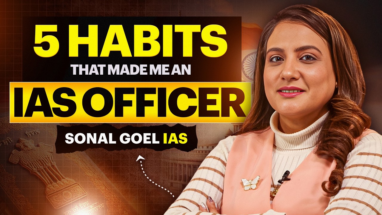 Beyond UPSC Ranks: Habits for Lifelong Success | IAS Sonal Goel | Josh Talks #upscmotivation
